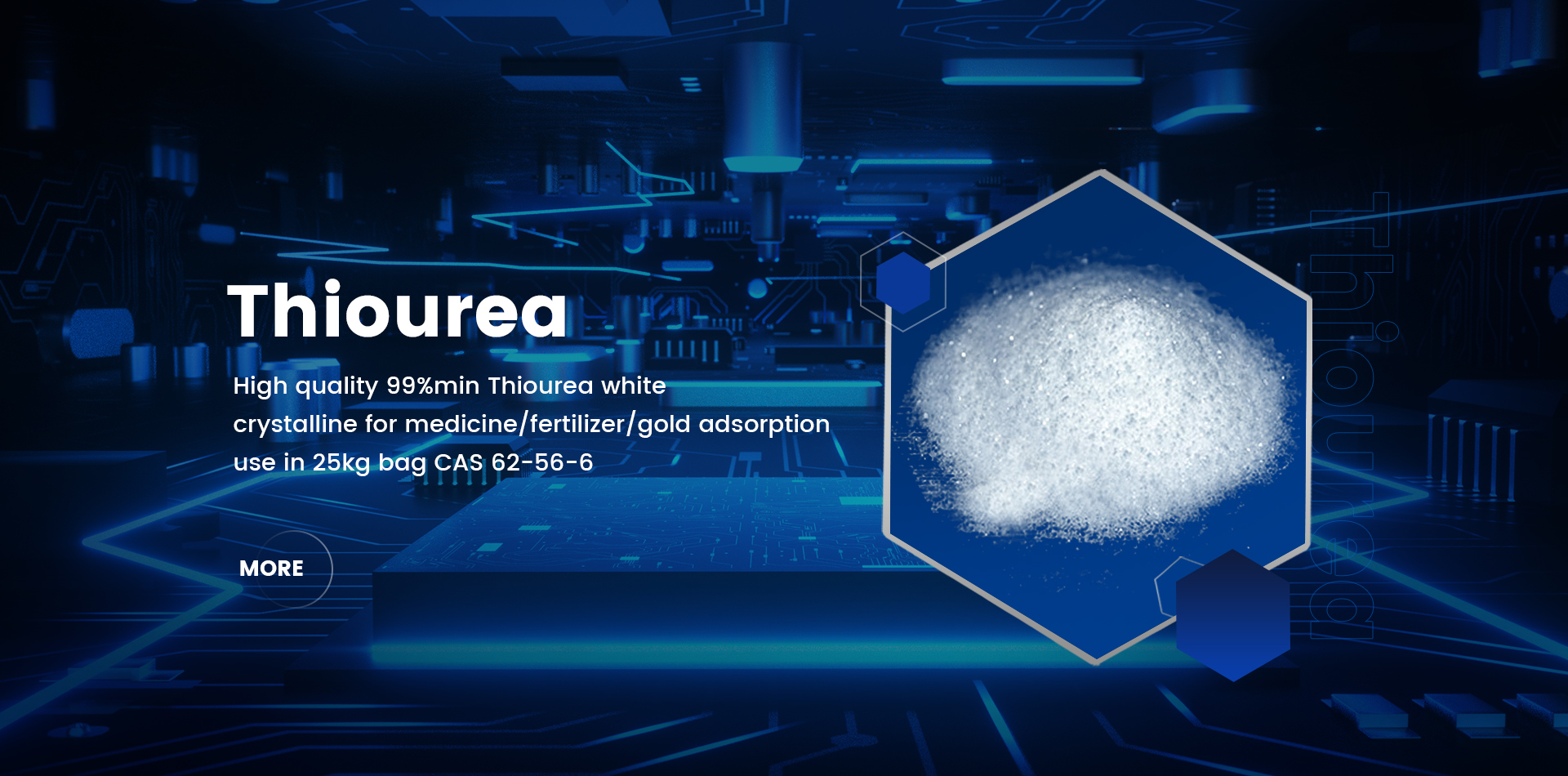 99% CH4N2S Тиомочевина 62-56-6
